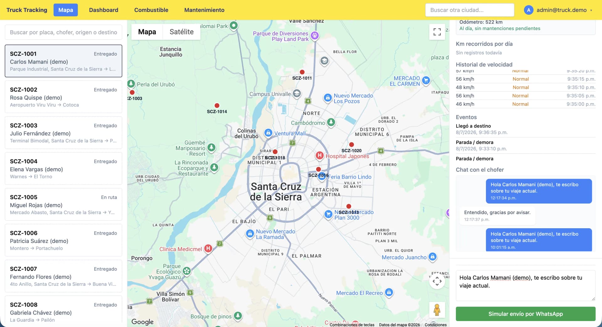 Tracking de Camiones con IA