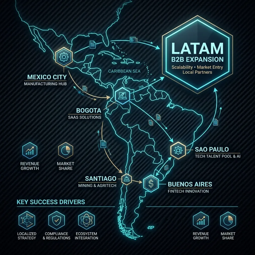Expansão internacional B2B na LATAM: o playbook completo