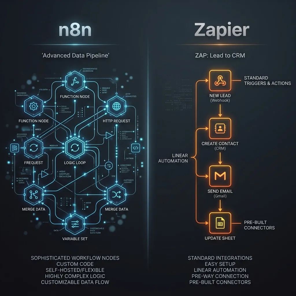 n8n vs Zapier vs Make: O Comparativo Honesto que Ninguém Publica