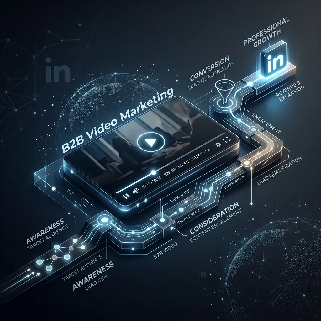 Vídeo marketing B2B no LinkedIn: converta visualizações em vendas
